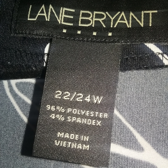 Lane Bryant Maxi Dress- Black and White- 22/24 - Picture 3 of 6